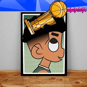 NBA Milwaukee Bucks Giannis Antetokounmpo NBA Championship Poster lil uzi Poster